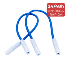 Elásticos tensores azuis