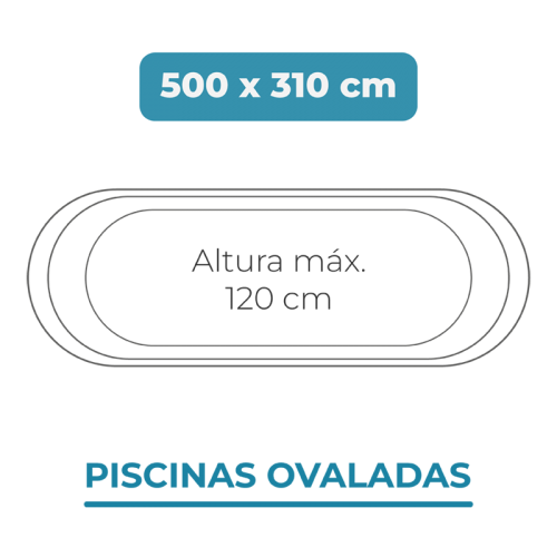 Liner para Piscina 500x310x120...