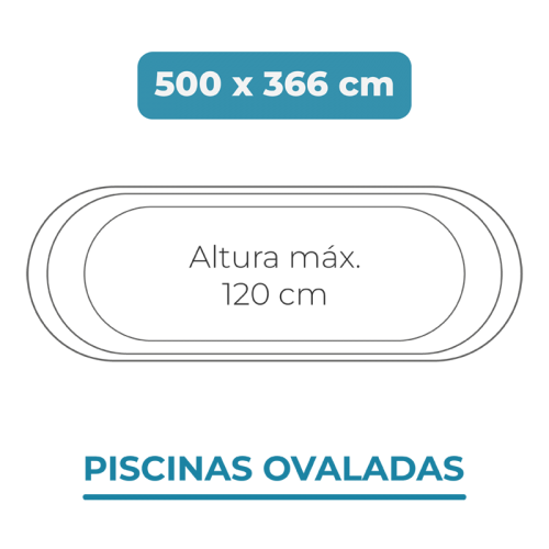 Liner para Piscina 500x366x120...