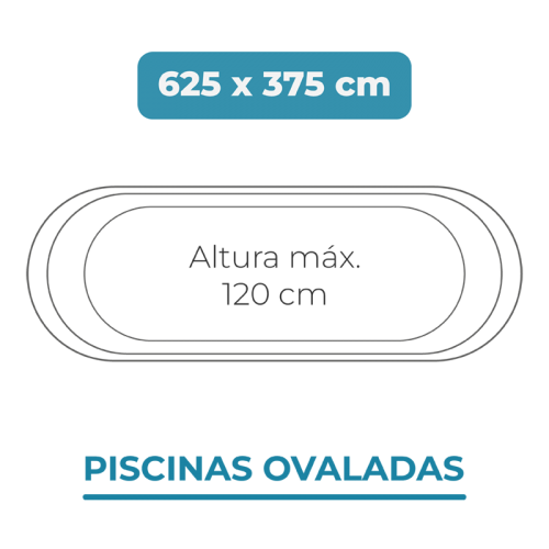 Liner para Piscina 625x375x120...