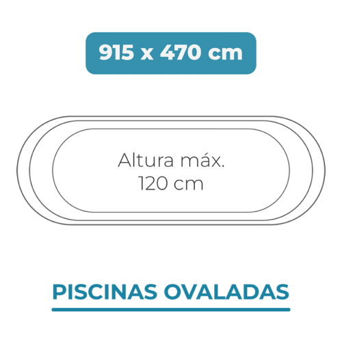 Liner 915x470x120 Piscinas Ovaladas