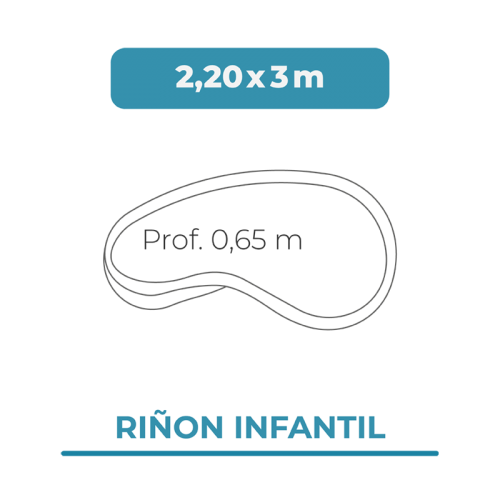 Riñón Infantil 2,20x3