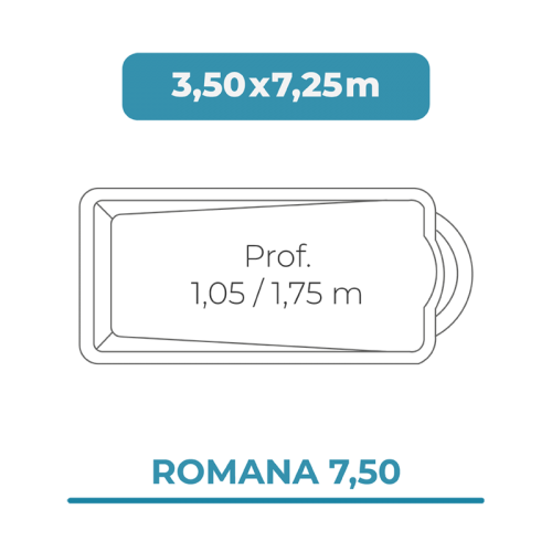 Romana 7,50 3,50x7,25
