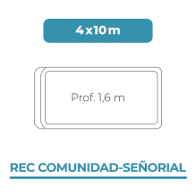 Cobertura piscina 4X10 Rec...