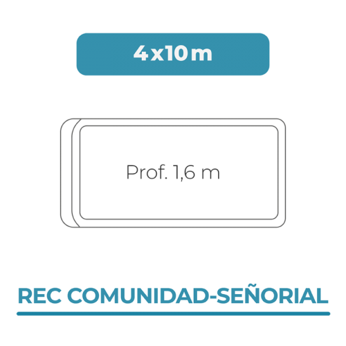 Cobertura piscina 4X10 Rec Comunidad...