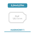 Harmony 1 2,24x5,27