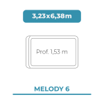 Melody 6 3,23x6,38