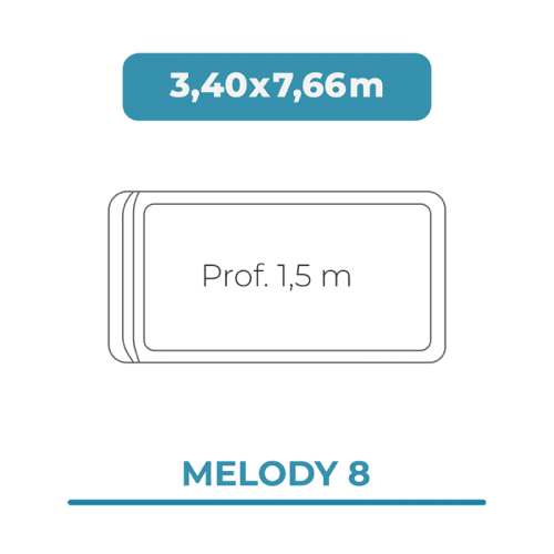 Cobertura piscina 3,40X7,66 Melody 8