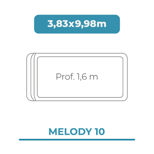 Melody 10 3,83x9,98