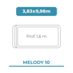 Melody 10 3,83x9,98
