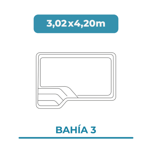 Bahía 3 3,02x4,20