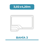 Bahía 3 3,02x4,20