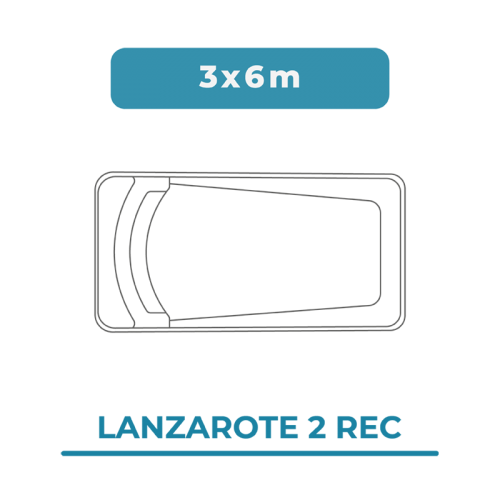 Cobertura piscina 3X6 Lanzarote 2 Rec