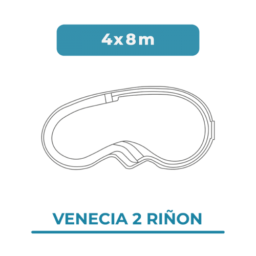 Venecia 2 Riñon 4x8