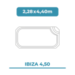 Ibiza 4,50 2,28x4,40
