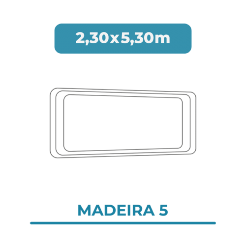 Cobertura piscina 2,30X5,30 Madeira 5