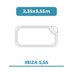 Ibiza 5,55 2,35x5,55