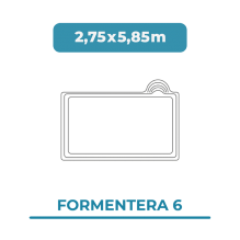 Cobertura piscina 2,75X5,85...