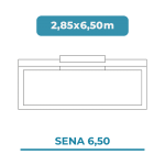 Sena 6,50 2,85x6,50