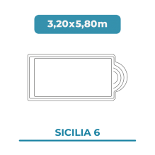 Cobertura piscina 3,20X5,80...