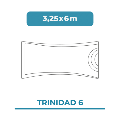 Cobertura piscina 3,25X6 Trinidad 6