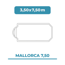 Cobertura piscina 3,50X7,50...