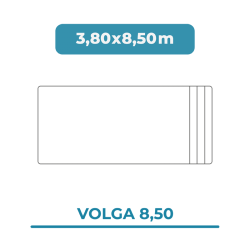Volga 8,50 3,80x8,50