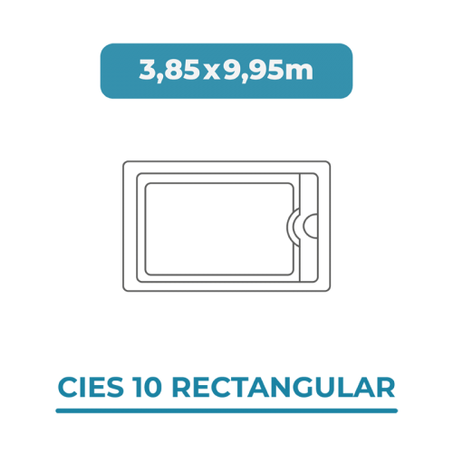 Cies Rectangular 3,85x9,95