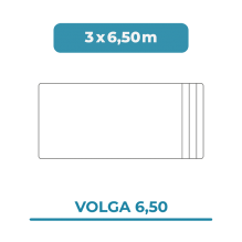 Cobertura piscina 3X6,50...