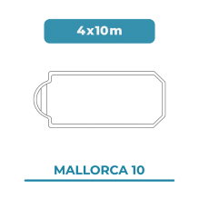 Cobertura piscina 4X10...