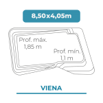 Viena 8,50x4,05