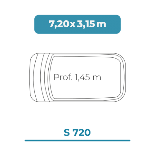 Cobertura piscina 7,20 X 3,15 S720