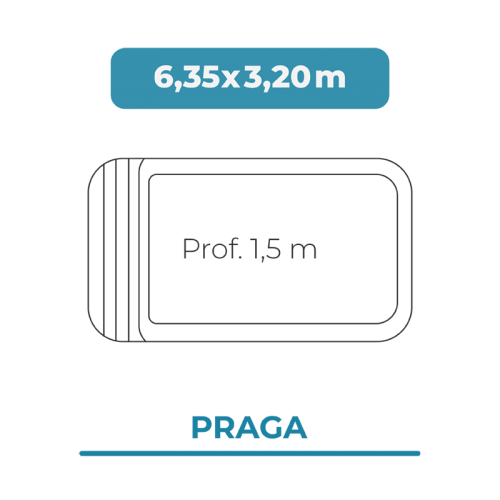 Praga 6,35x3,20