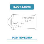 Pontevedra 8,00x3,80