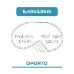 Oporto 6,40x2,95