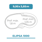 Elipsa 1000 9,95x3,85