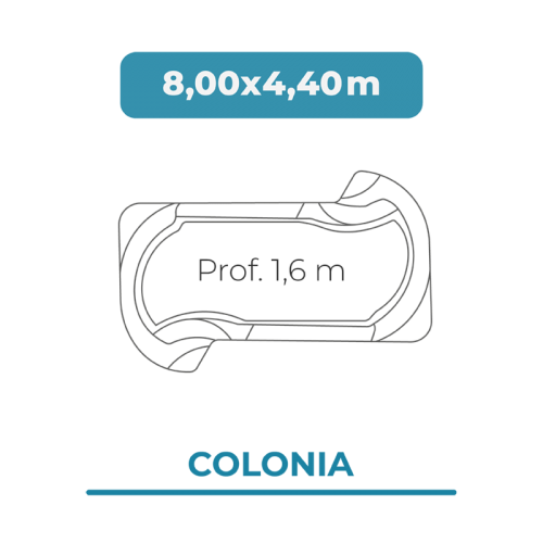 Colonia 8,00x4,40