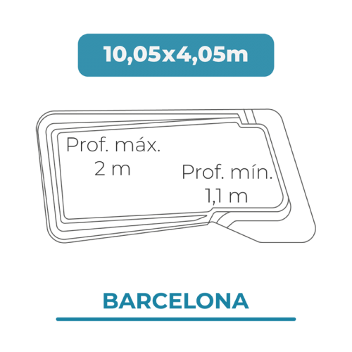 Barcelona 10,05x4,05