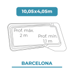 Barcelona 10,05x4,05