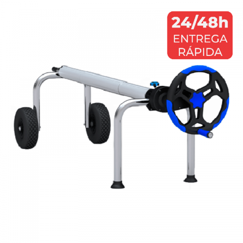 Enrollador 8m para mantas térmicas