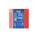 Detalle Panel control POOLSMART (G2 TITANIO)