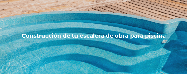 Cómo hacer escalera de obra para piscina